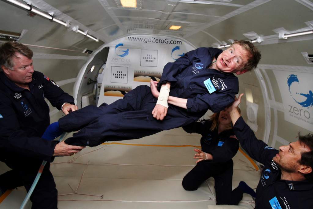 Stephen Hawking, Dead at Age 76 : His Lessons and His Legacy Stephen Hawking Zero Gravity